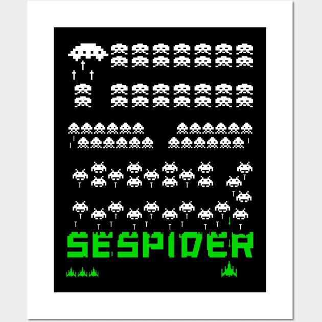 Retro Spider [Act 1] Wall Art by SEspider